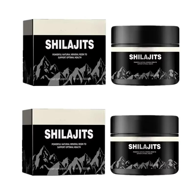1000Mg Pure Shilajit Resin Mineral Supplements Himalaya Original with 85+ Trace Minerals Fulvic Acid for Beauty Health Wholesale